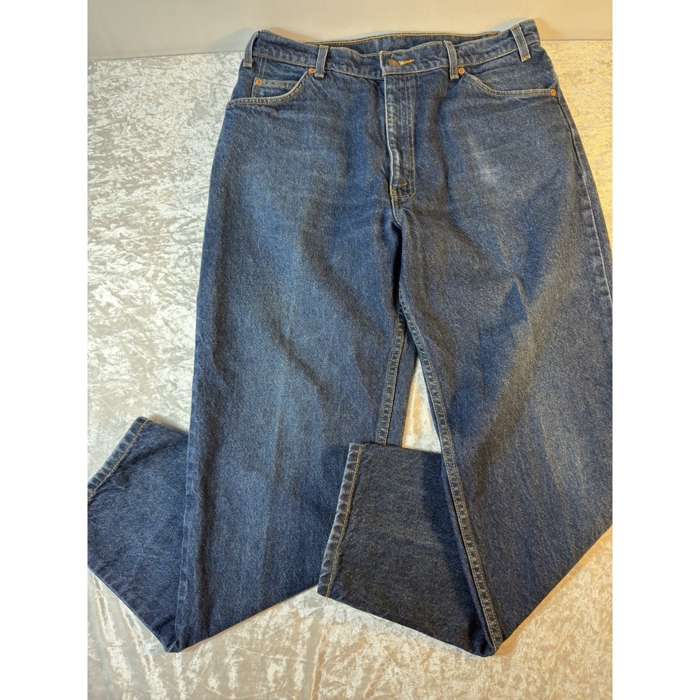 Vintage 1994 Levi's 550 Jeans Mens 36x30 Orange Tab Relaxed Tapered Denim